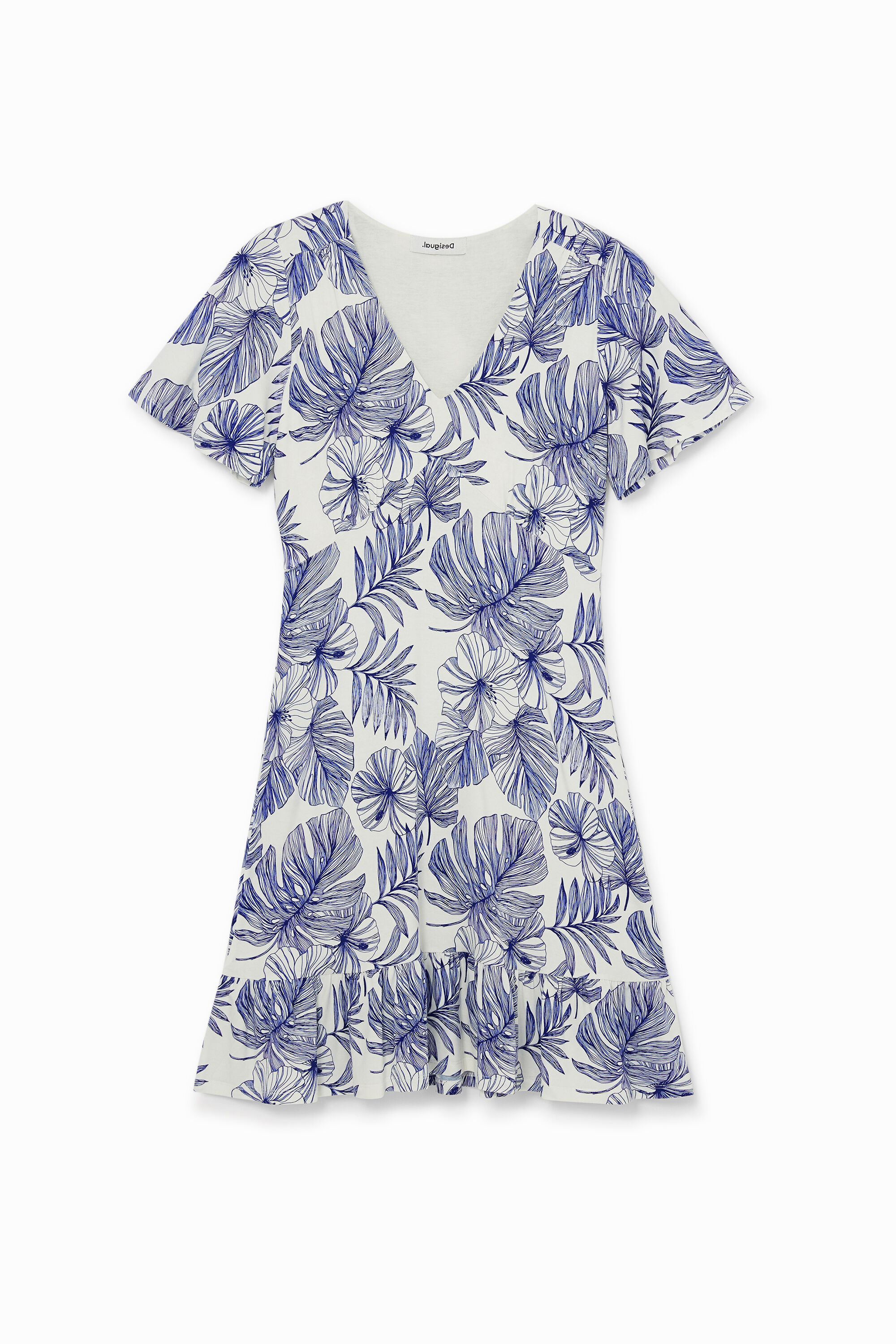 robe courte fluide
