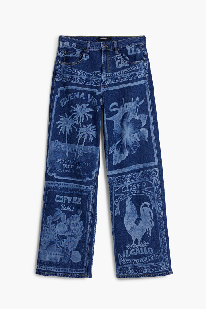 Pantalón vaquero postales | Desigual