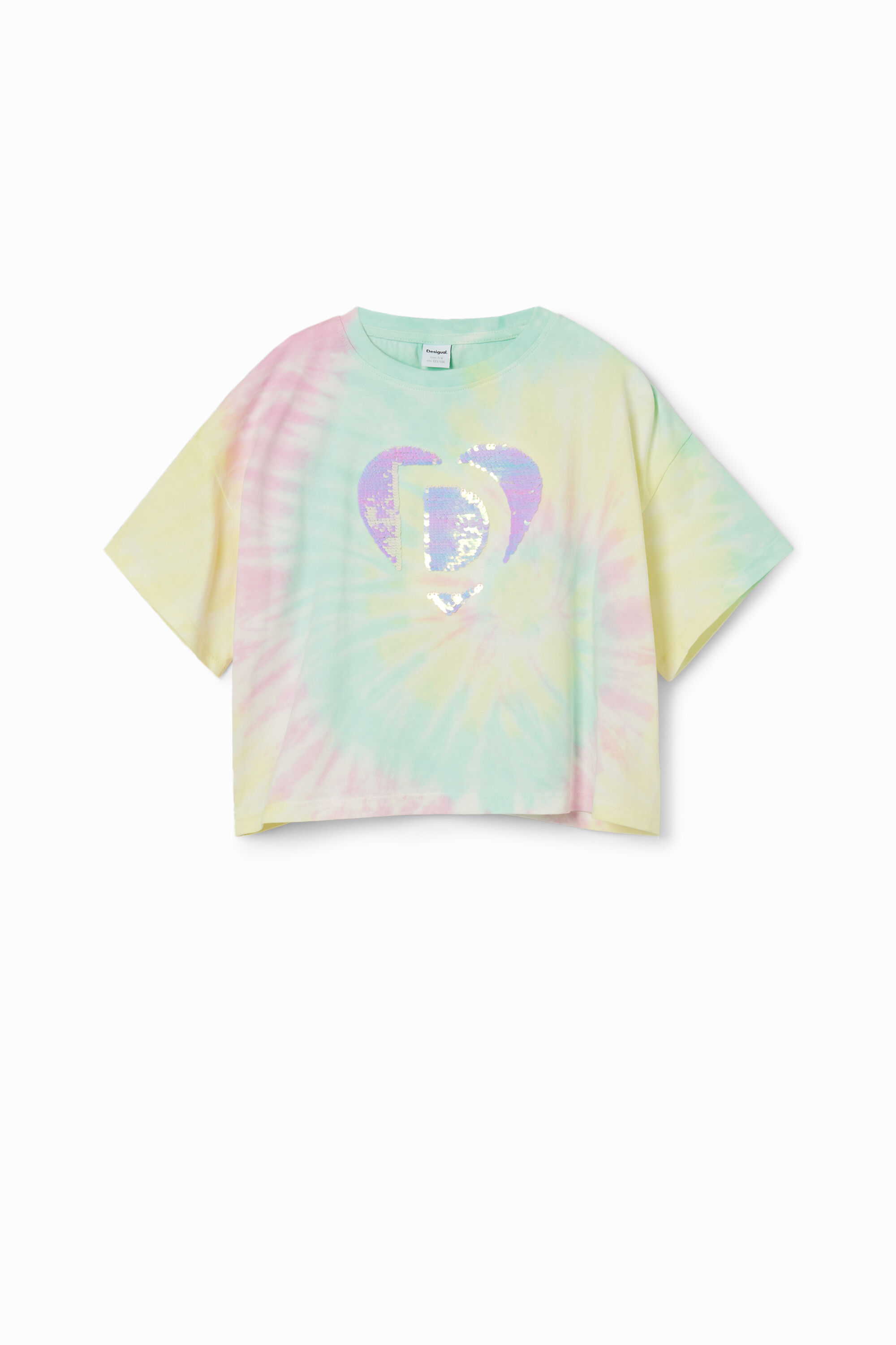 Camiseta tie dye lentejuelas