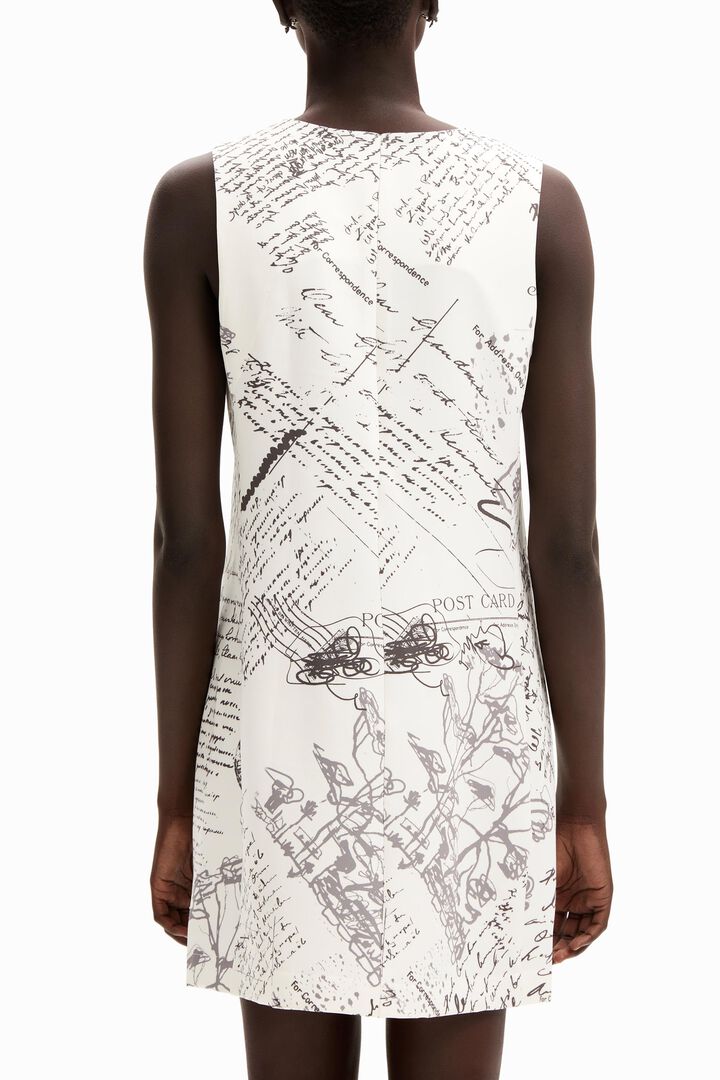 Letter print midi dress | Desigual