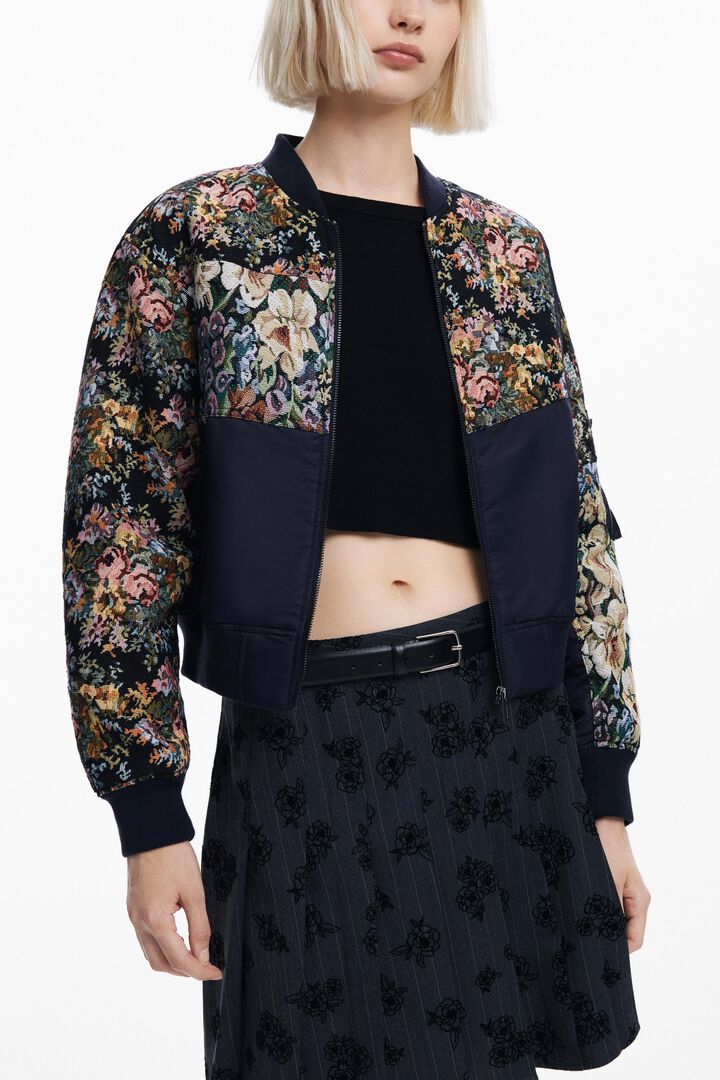 Bedrukte bomberjack | Desigual