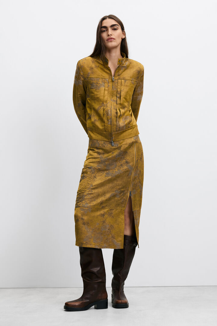 regular printed jacket