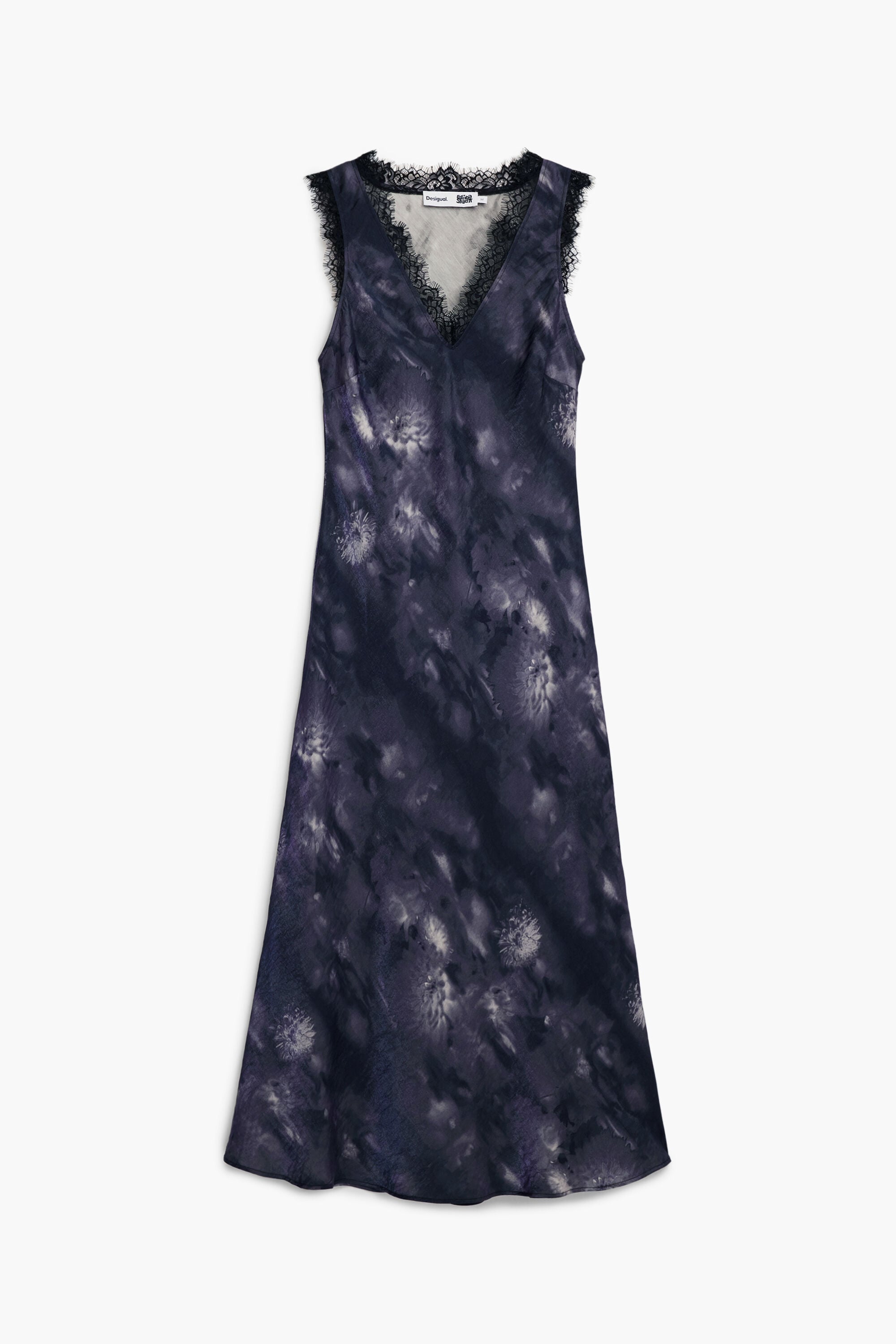 Desigual, Collina Strada satin floral dress, XS