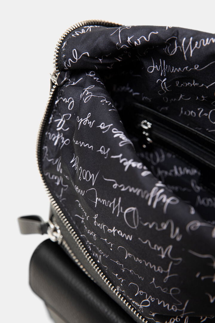 Square backpack leather effect | Desigual