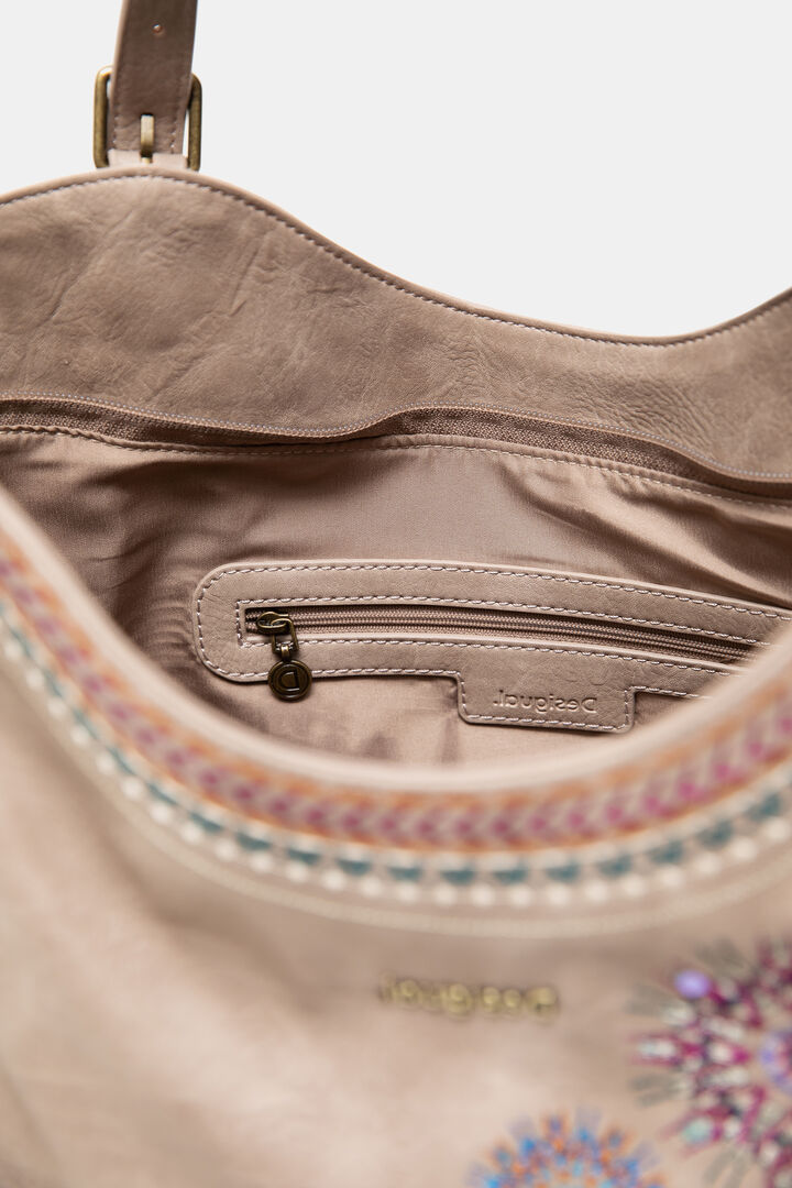 Embroidered bag curves | Desigual