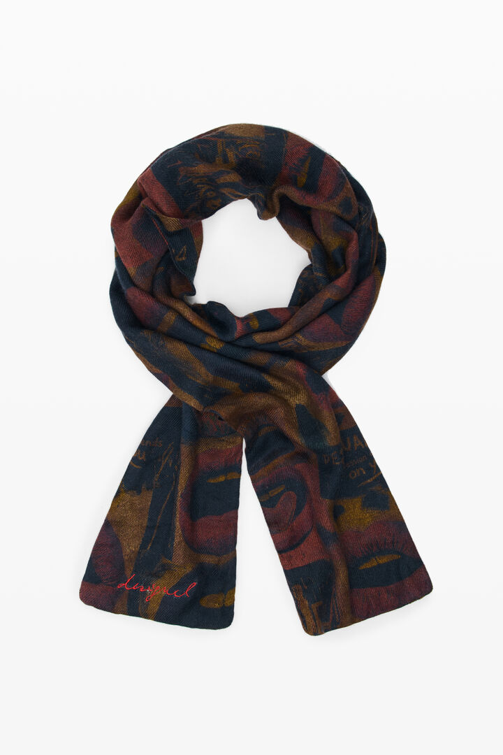 FOULAR RECTÁNGULO BOCAS | Desigual