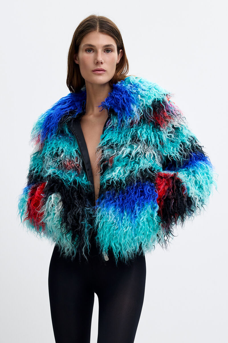 ロングファーコート Lacroix マルチカラー 女性用 I Desigual.com