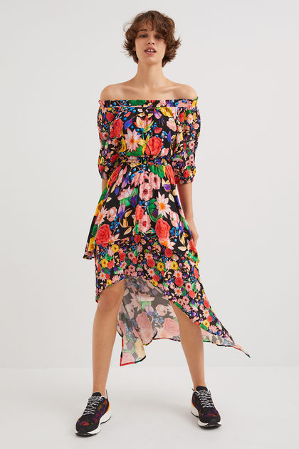 Floral layered dress