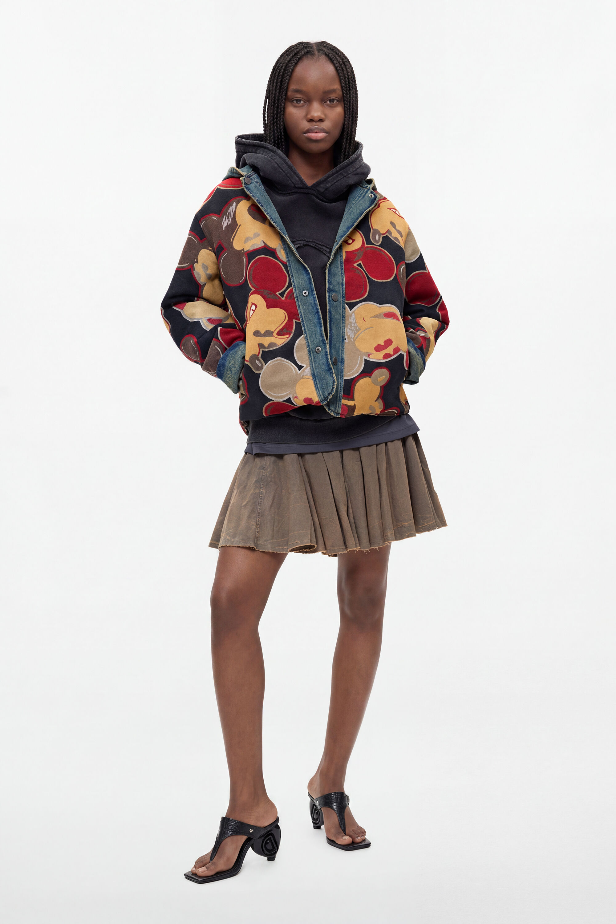 Reversible Mickey™ denim jacket blue for men I Desigual.com