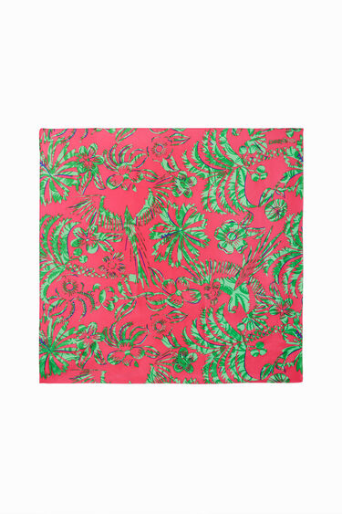 Tropical square scarf | Desigual