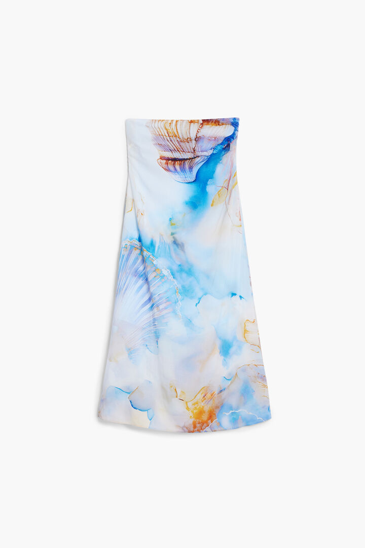 Bardot dress with shells | Desigual