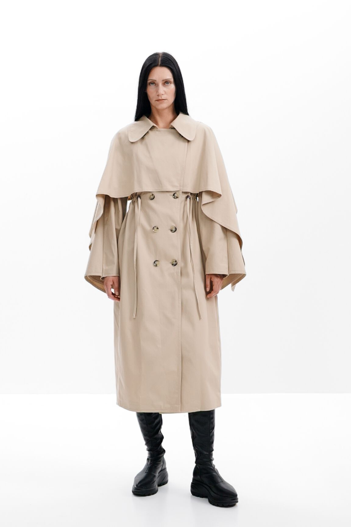 Detachable two-tone trench coat Women's I Desigual.com