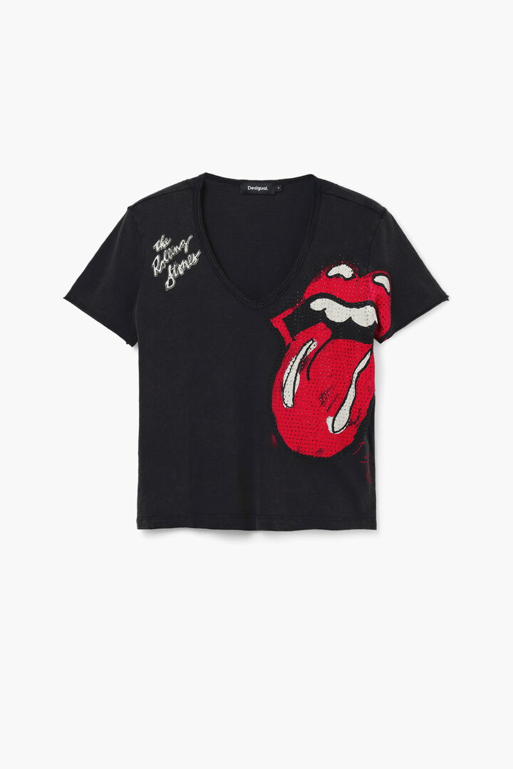 Rhinestone The Rolling Stones T-shirt | Desigual