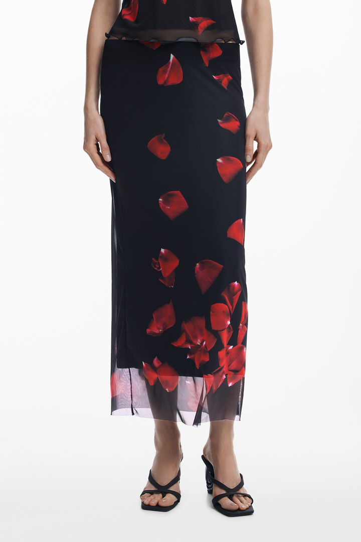 Jupe midi pétales Tyler McGillivary | Desigual