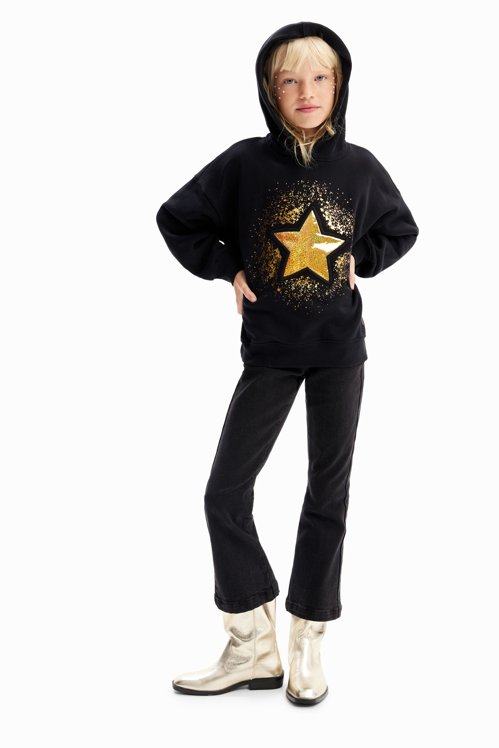 Glitter sales star sweatshirt