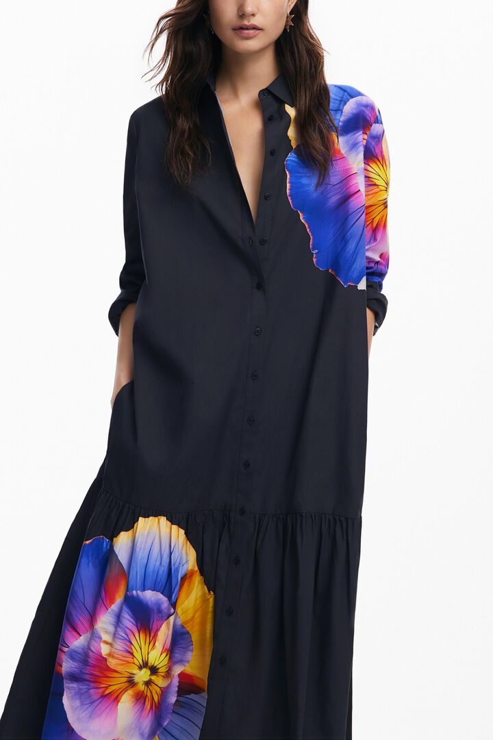 Floral shirt dress M. Christian Lacroix