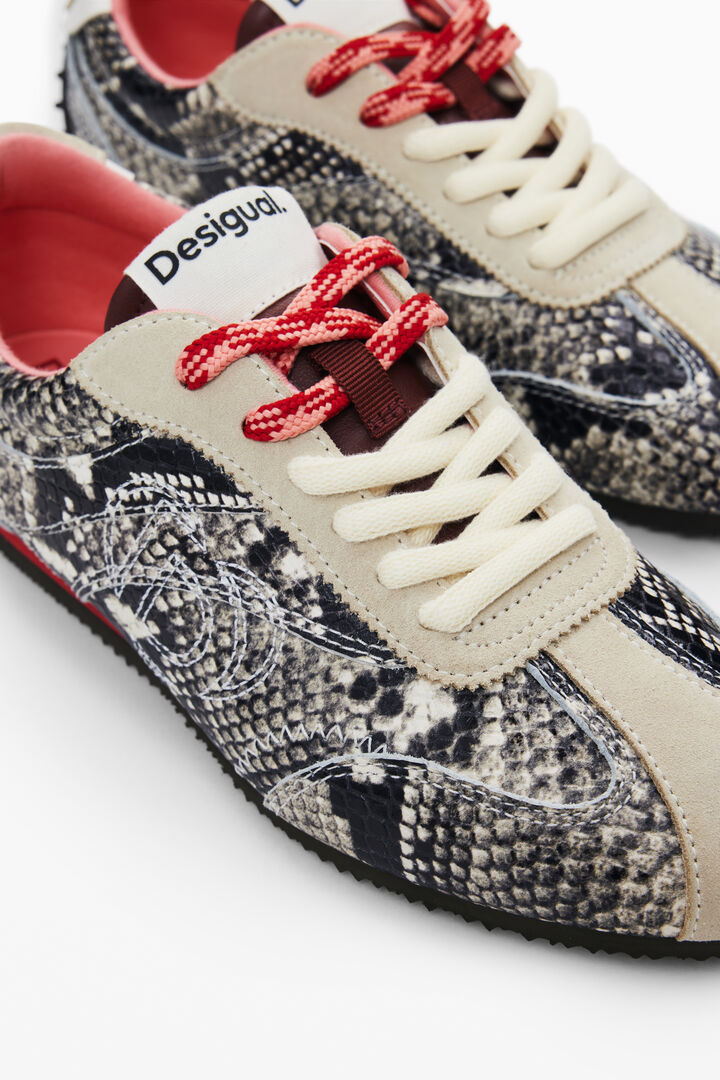 Baskets imprimé serpent | Desigual