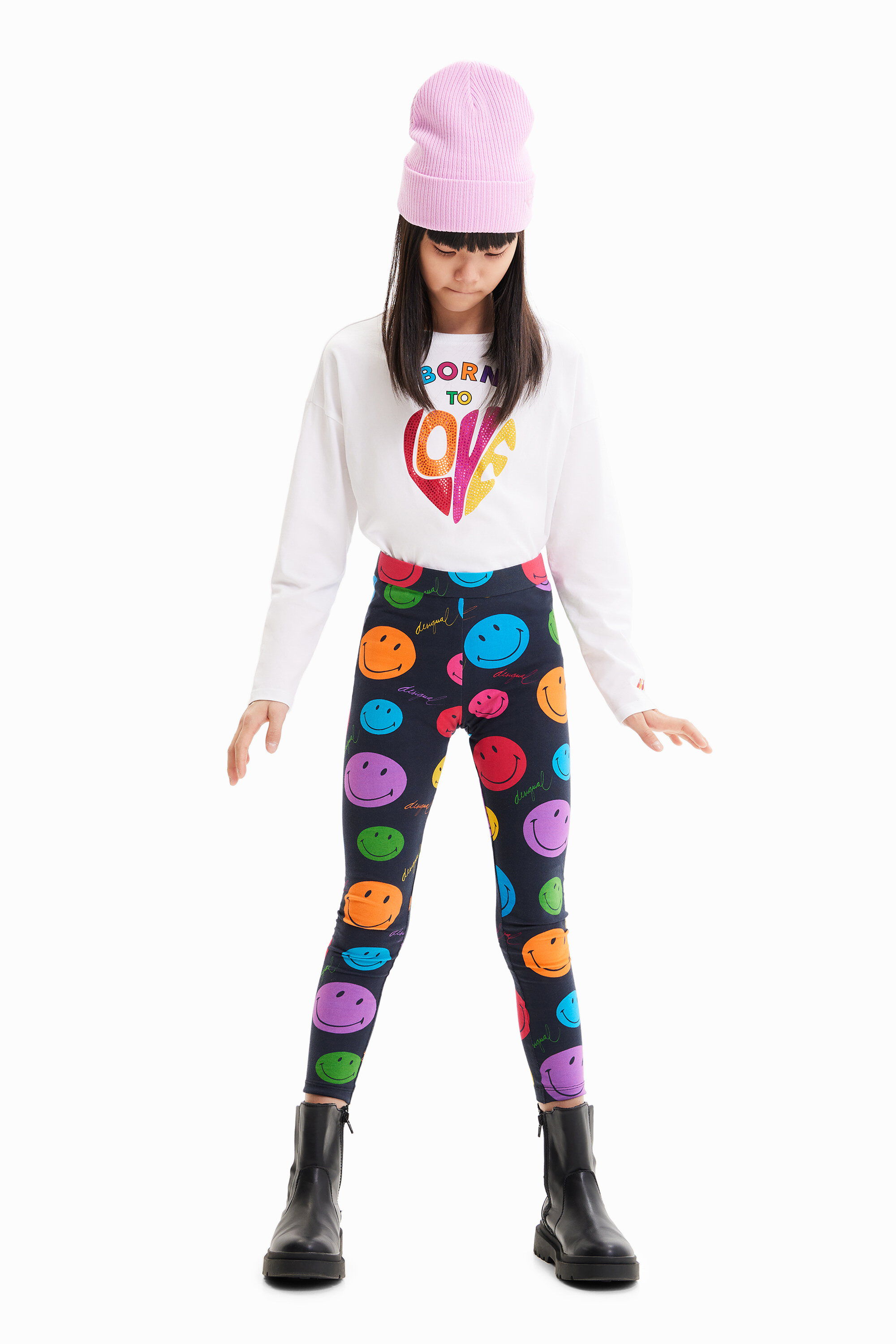 Desigual Leggings lunghi Smiley