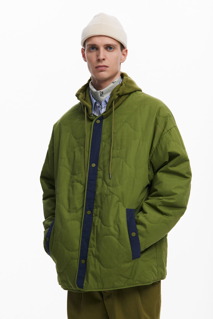 Reversible padded jacket
