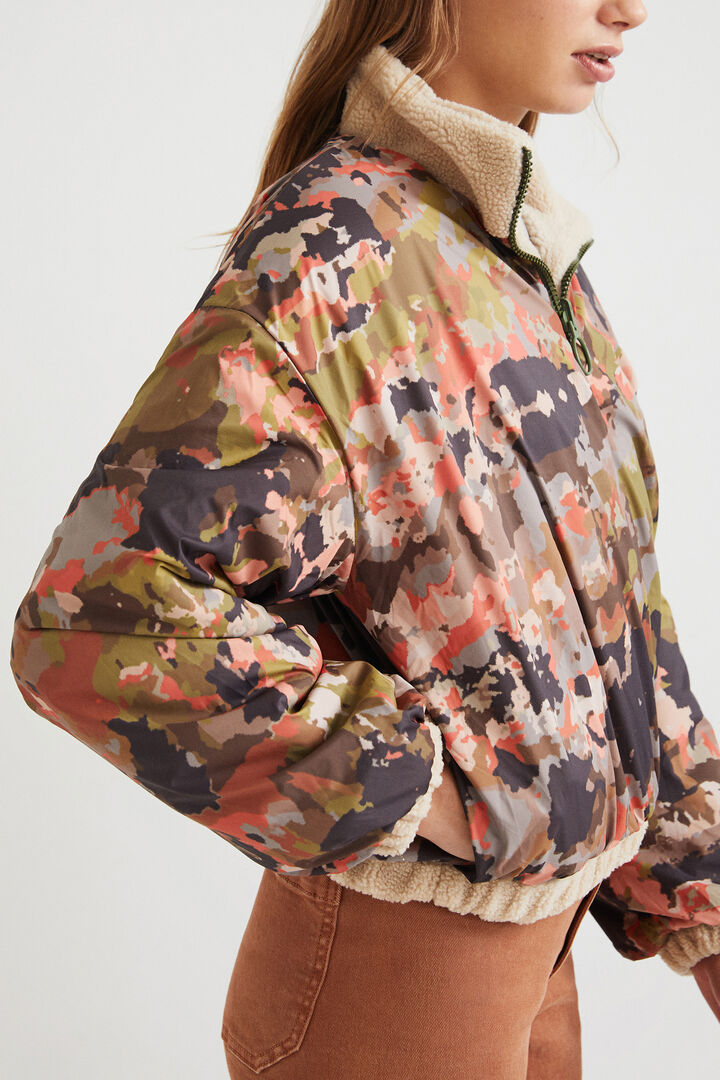 Sudadera sherpa cuello alto | Desigual
