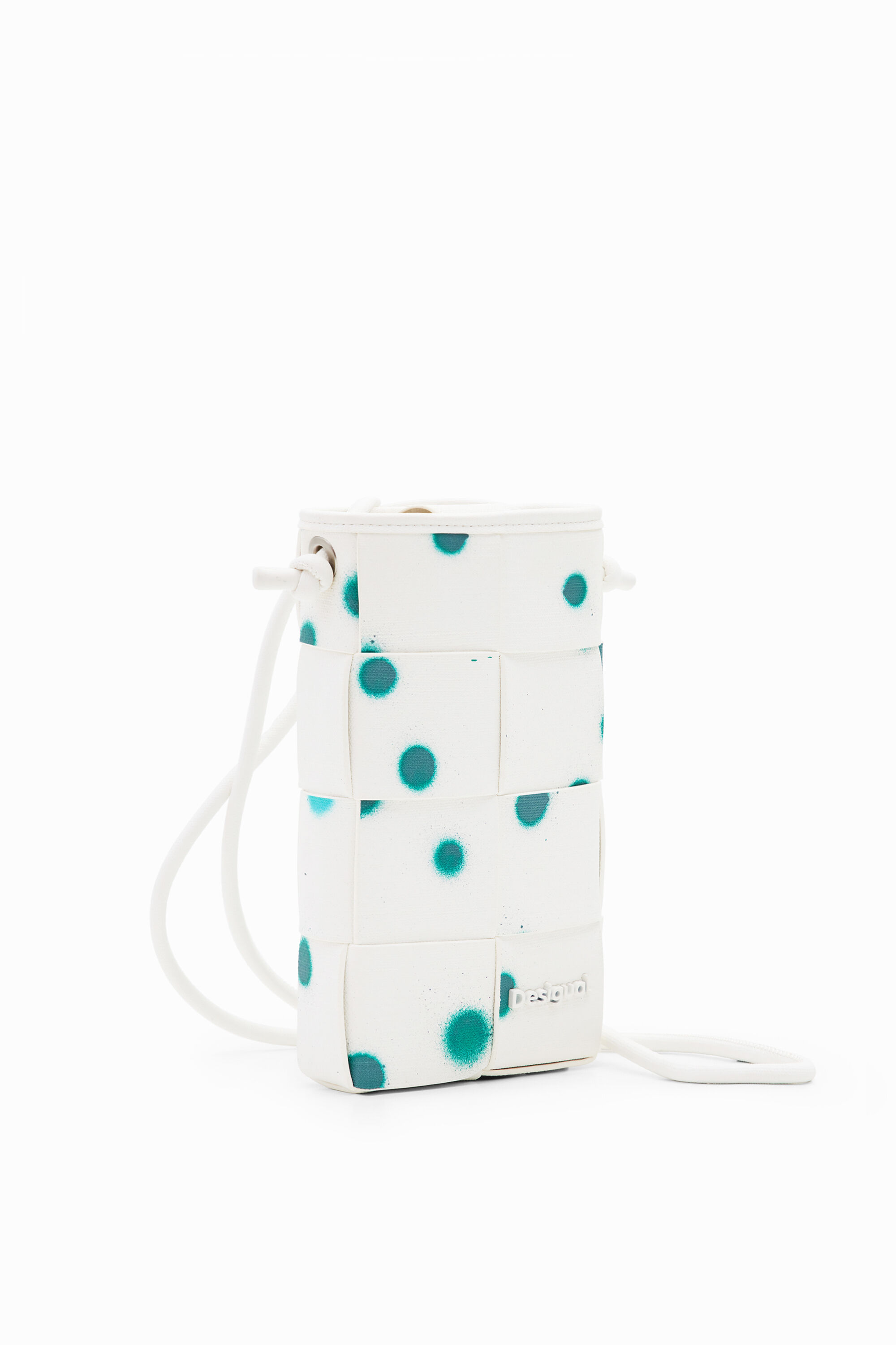 Desigual L woven droplets phone pouch