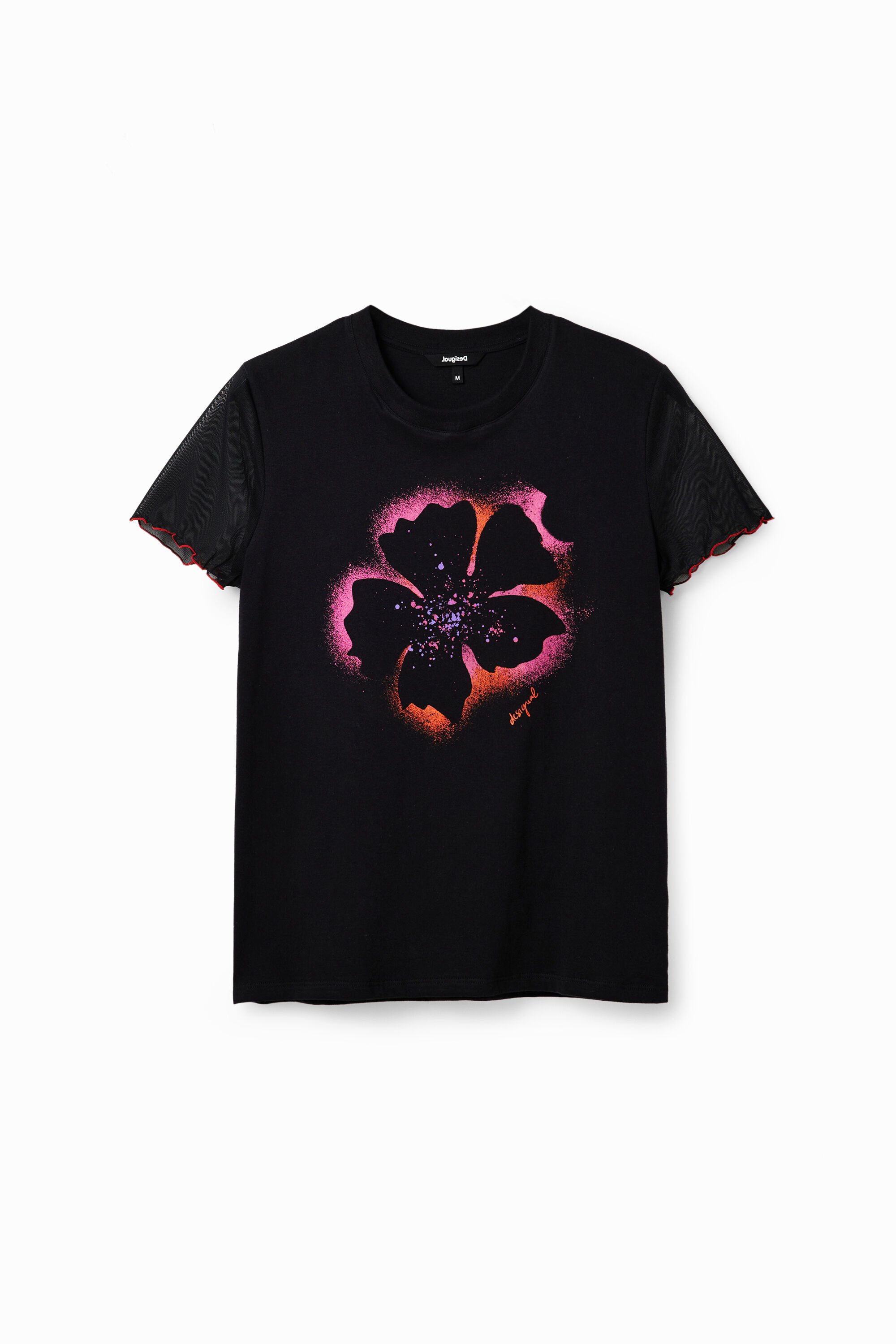 Camiseta arty manga tul Desigual
