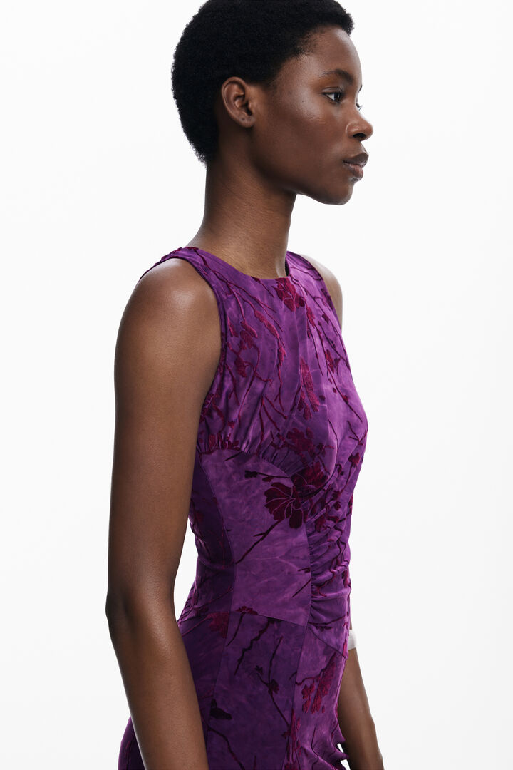 Vestido midi oriental | Desigual