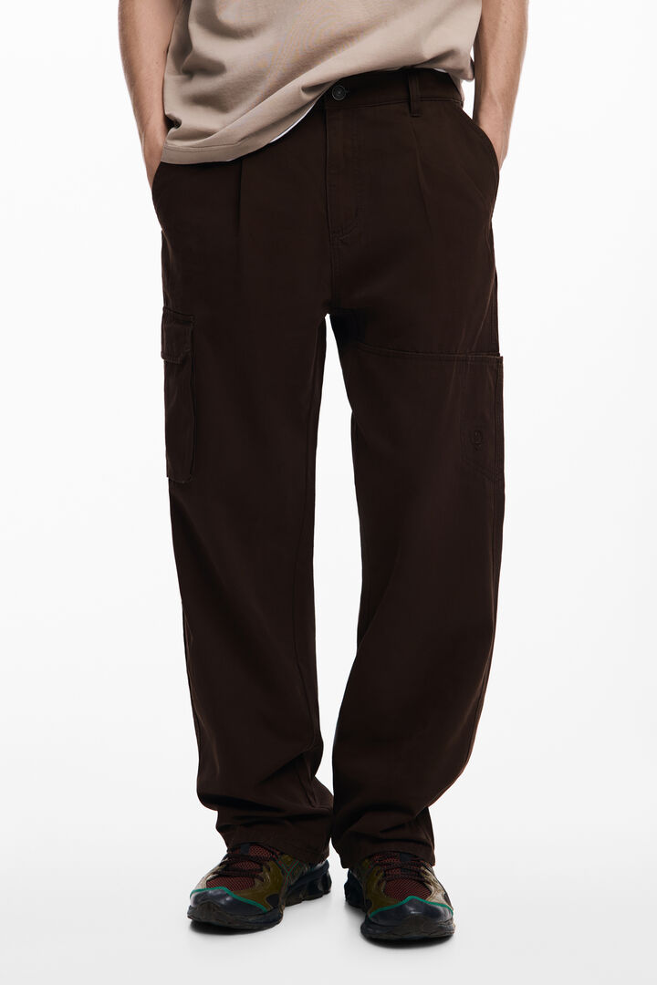 Pantalón largo parche | Desigual
