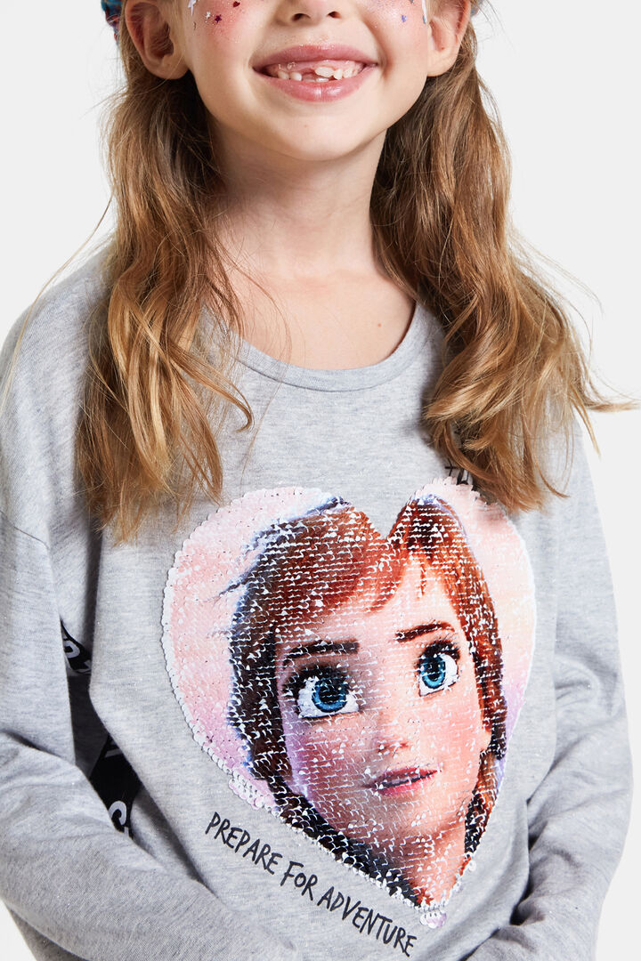 T-shirt reversible sequins "Frozen II" | Desigual