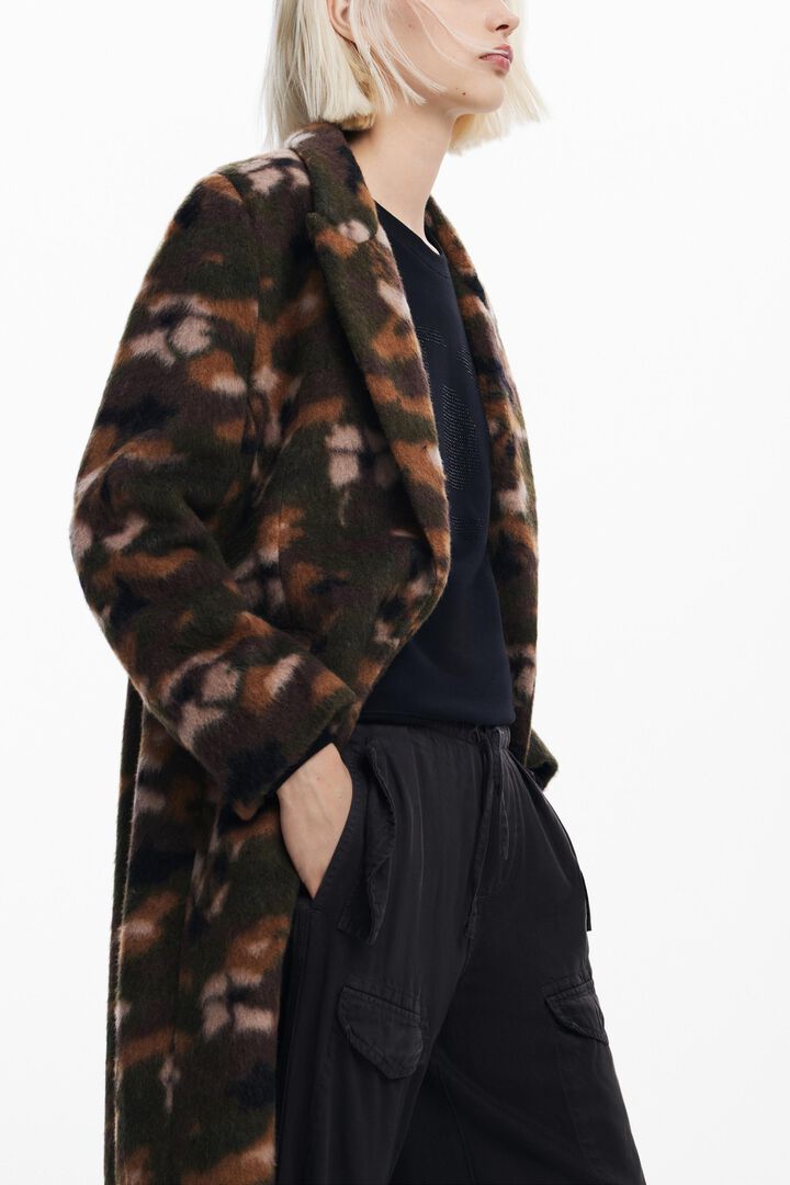 Abrigo largo estampado | Desigual