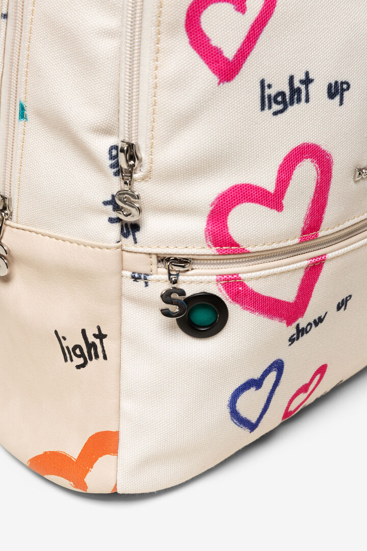 White Backpack Novara | Desigual