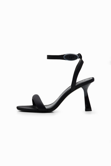 Ankle strap heeled sandal | Desigual