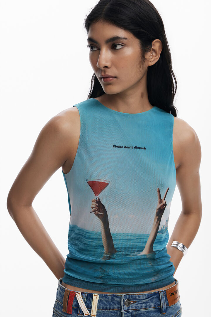 Sea tank top | Desigual