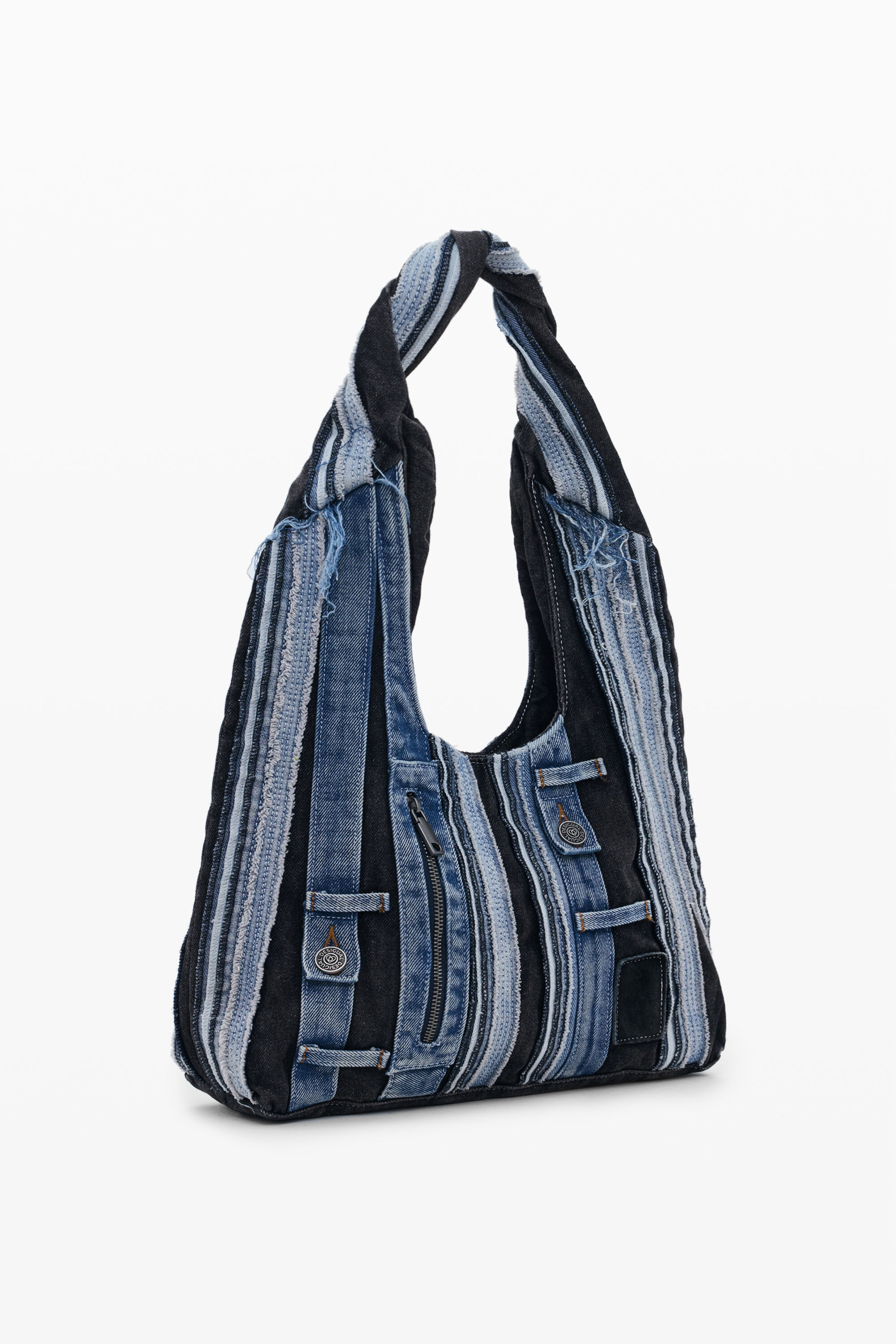 デニムパッチの中型オーバルバッグ レディースアクセサリー I Desigual.com