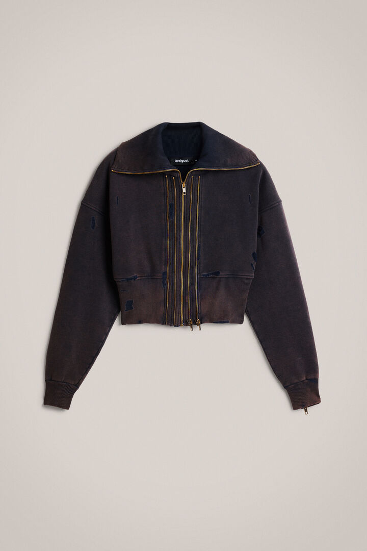 Sudadera cremallera studio