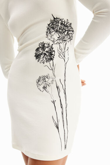 Vestido mini bordado M. Christian Lacroix | Desigual
