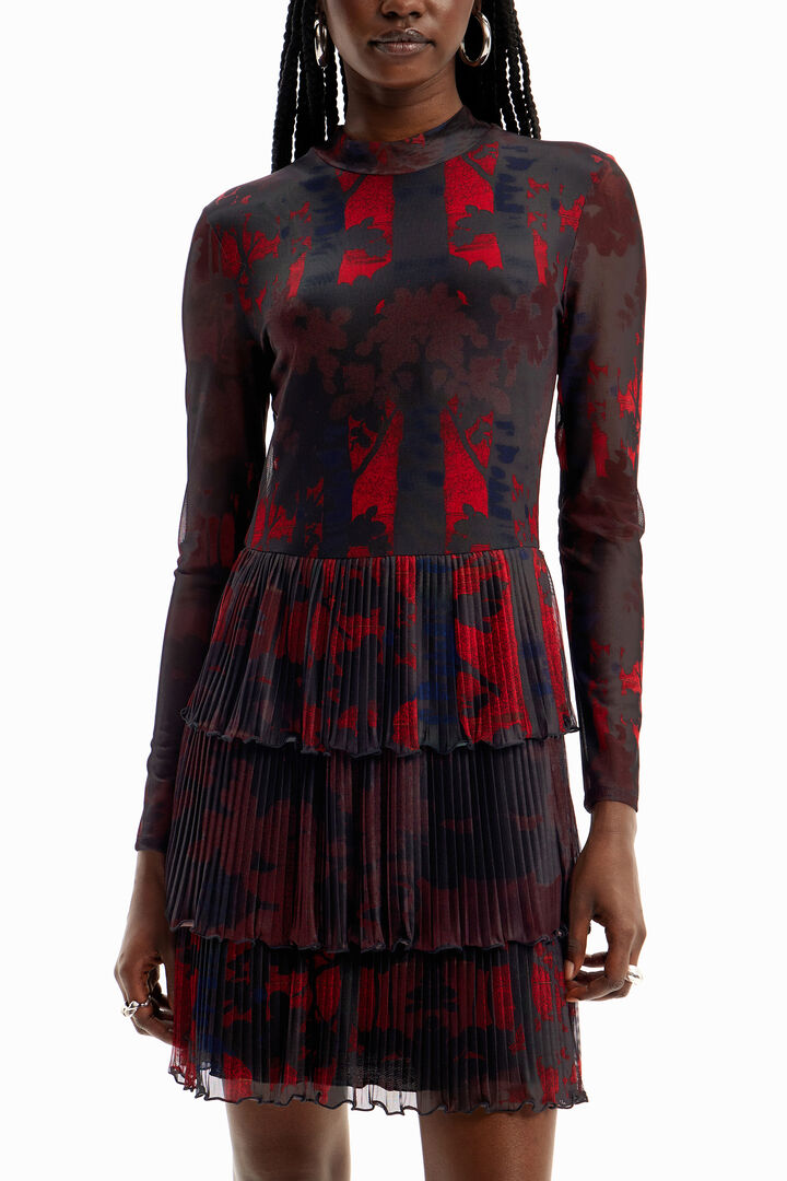 M. Christian Lacroix short pleated dress | Desigual