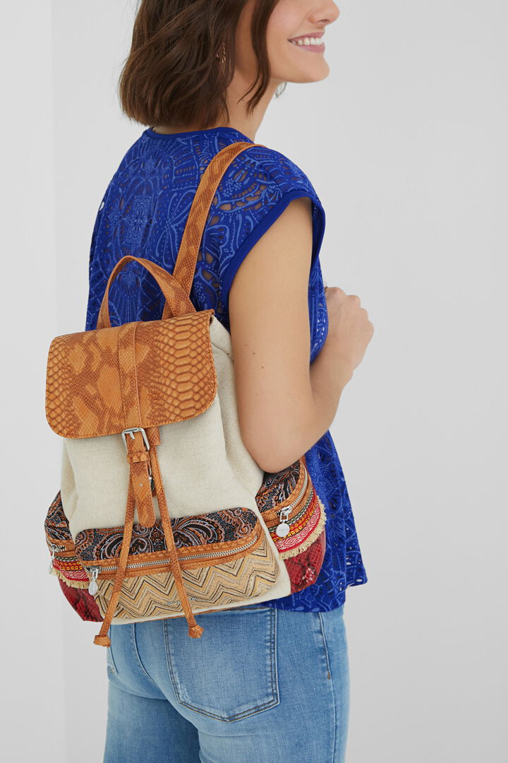 Mochila patch boho | Desigual