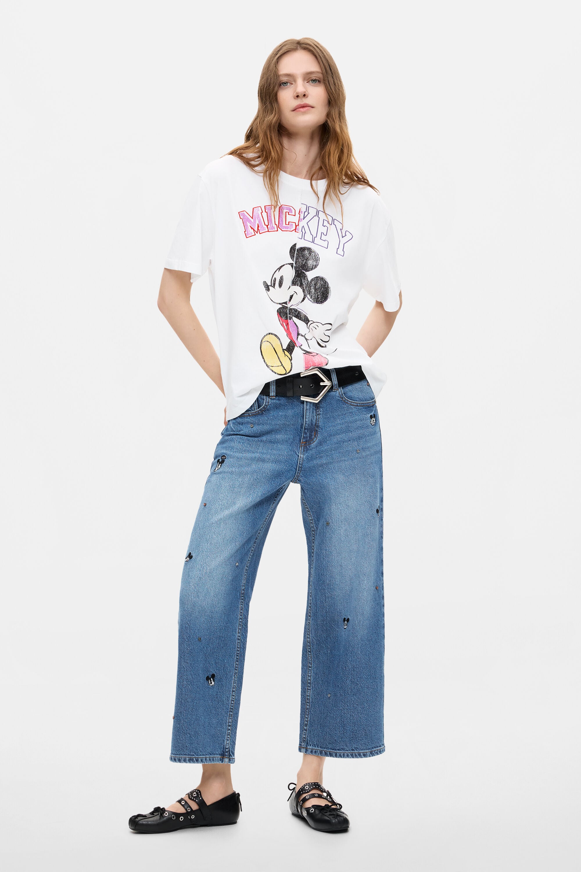 Mickey™ Culotte Jeans - BLUE - 44