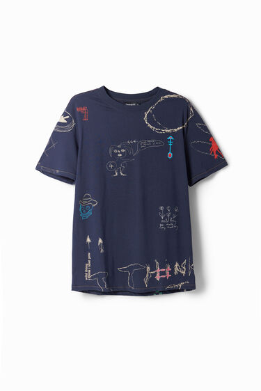 T-shirt illustrations flèche | Desigual