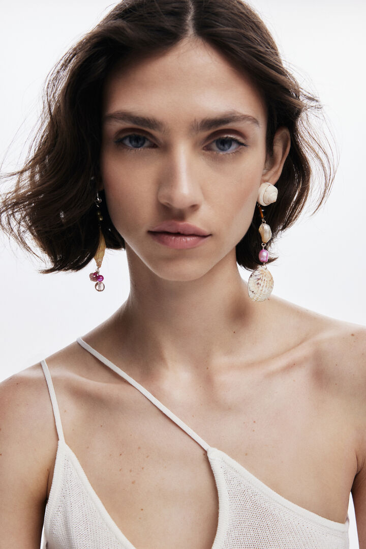 Pendientes asimétricos combinados Zalio | Desigual