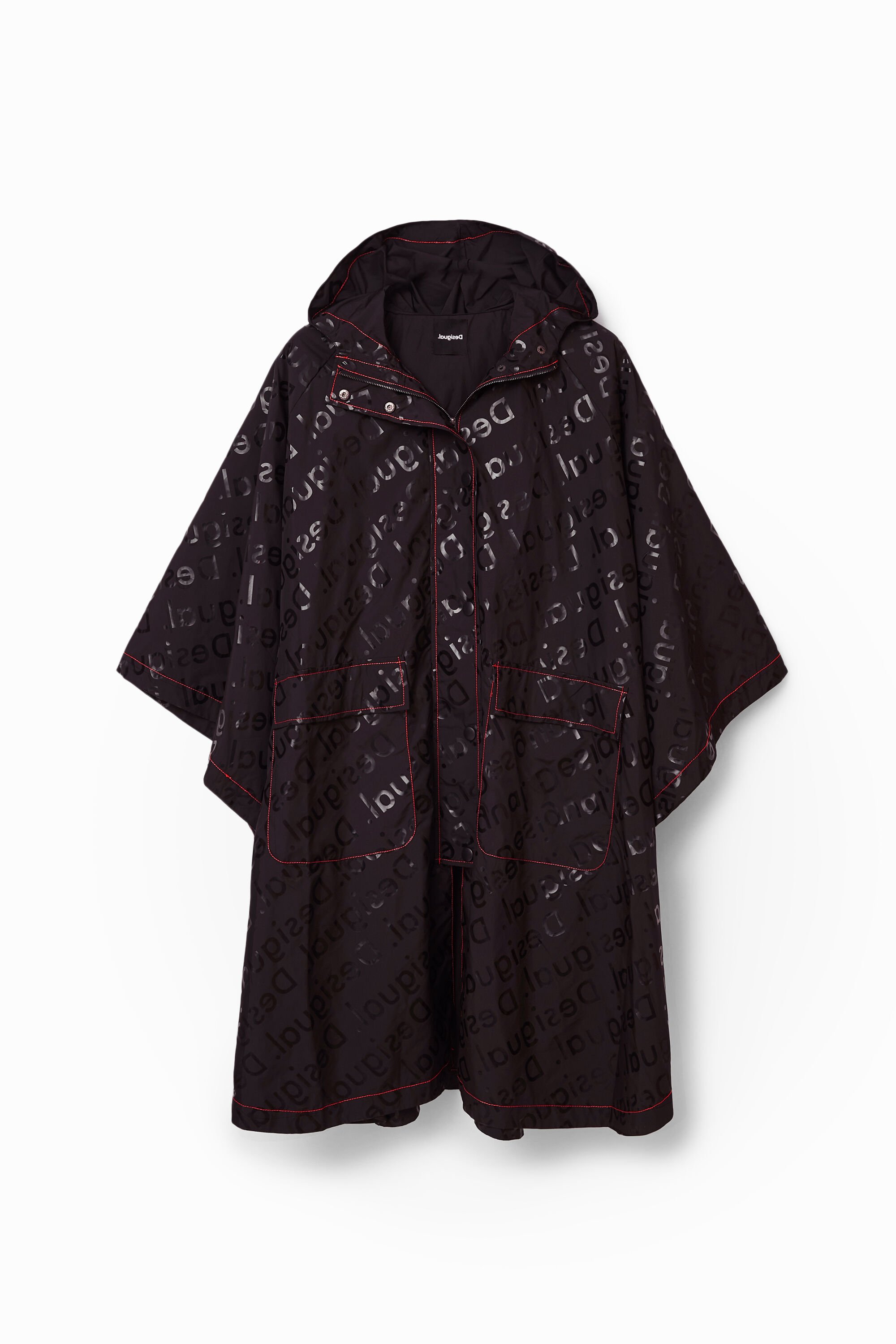Logo raincoat Desigual