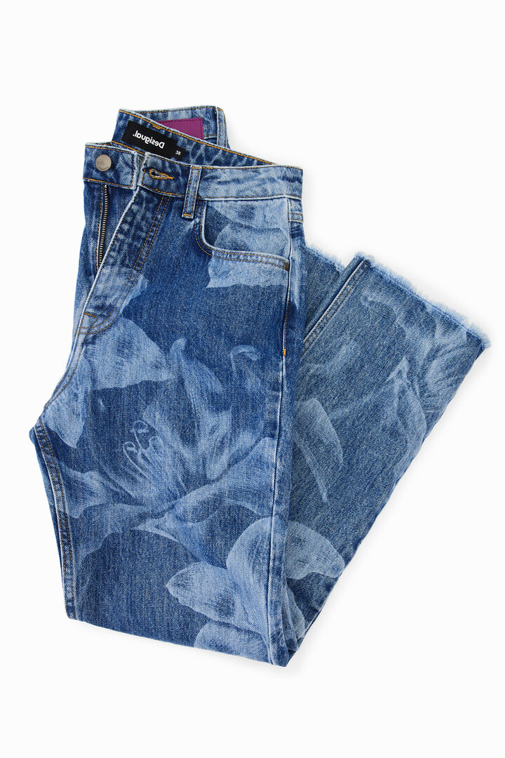 Straight cropped jeans | Desigual
