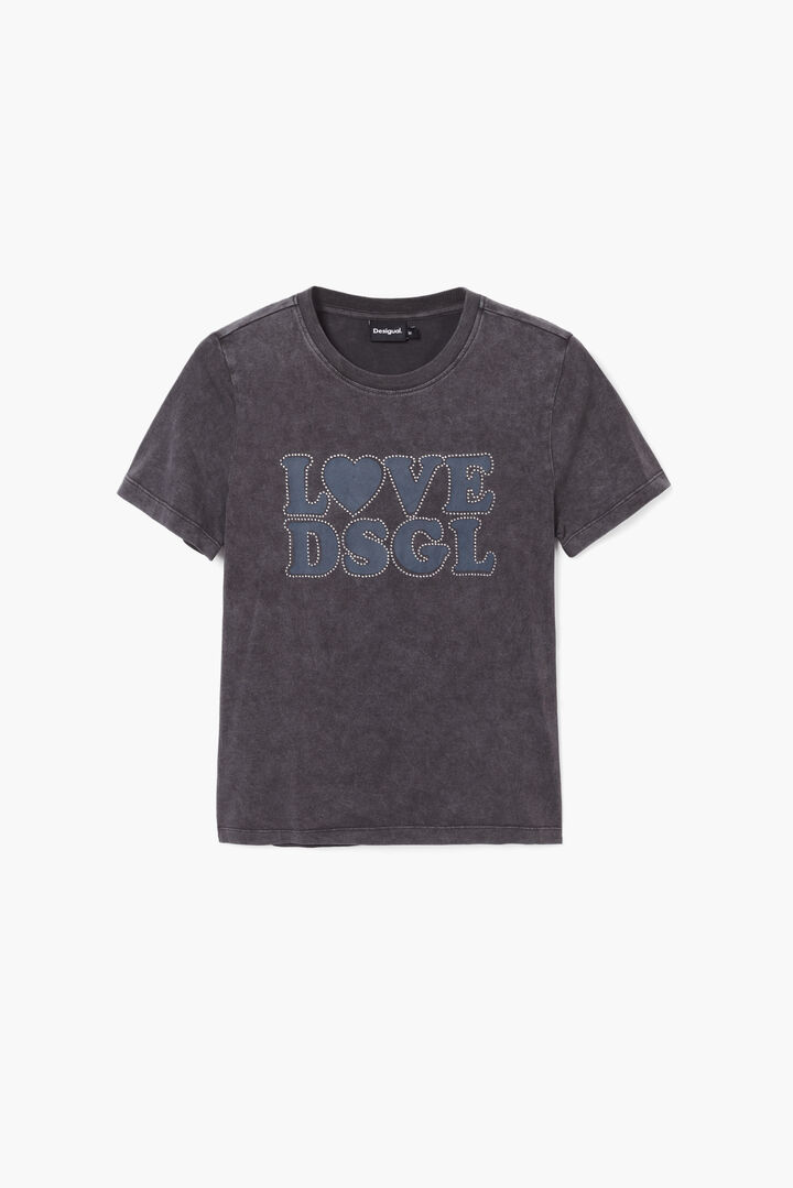 T-shirt uni texte | Desigual