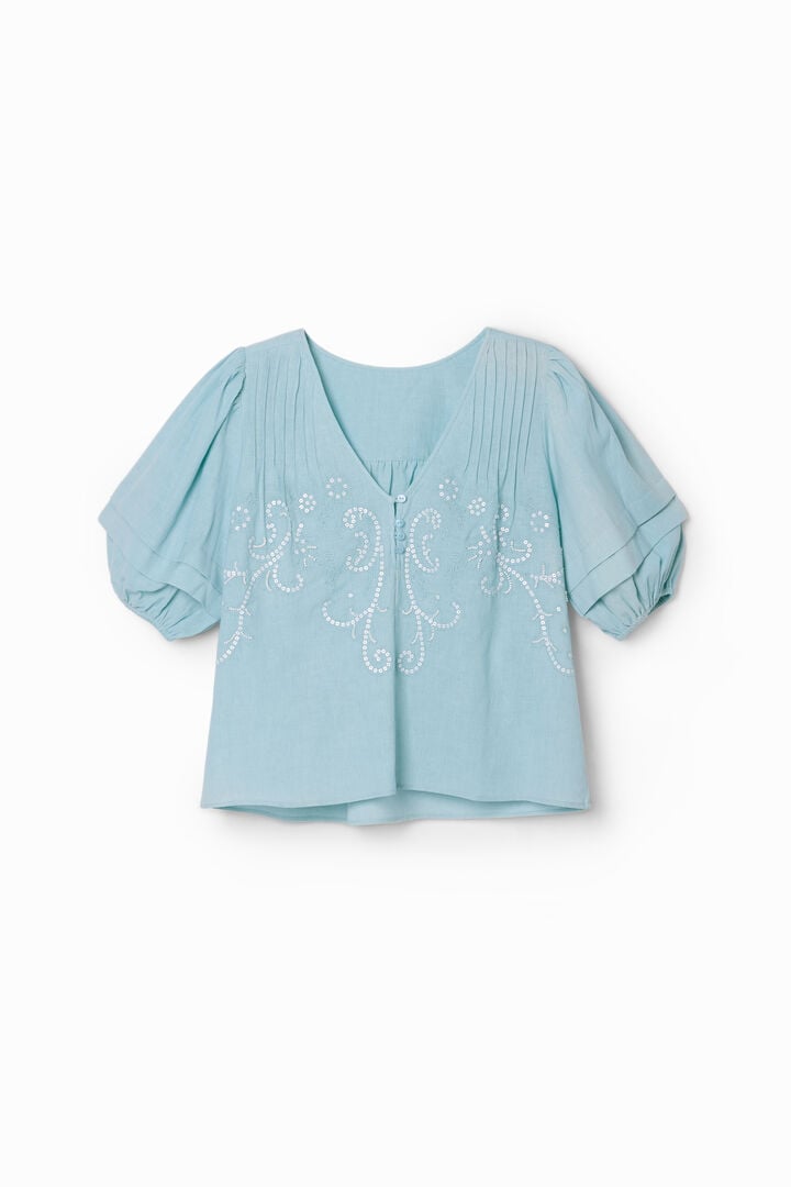 Blouse boho broderies | Desigual