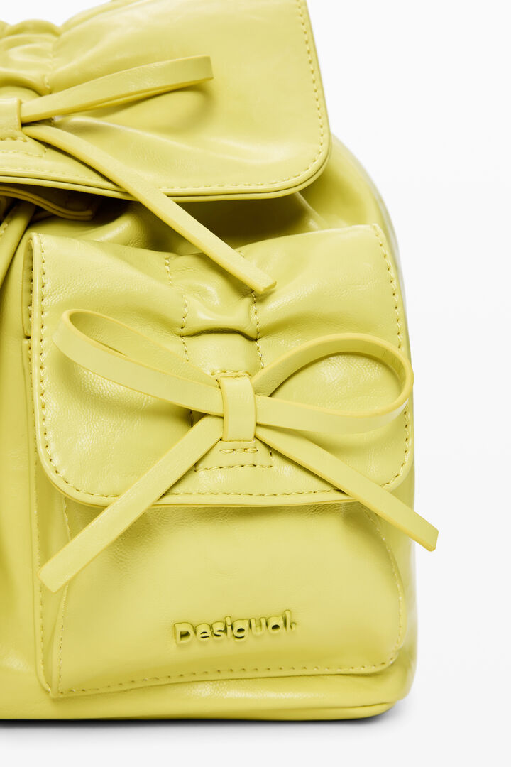 Mochila pequeña lazo brillante | Desigual