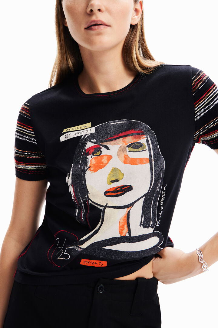 Arty face T-shirt | Desigual