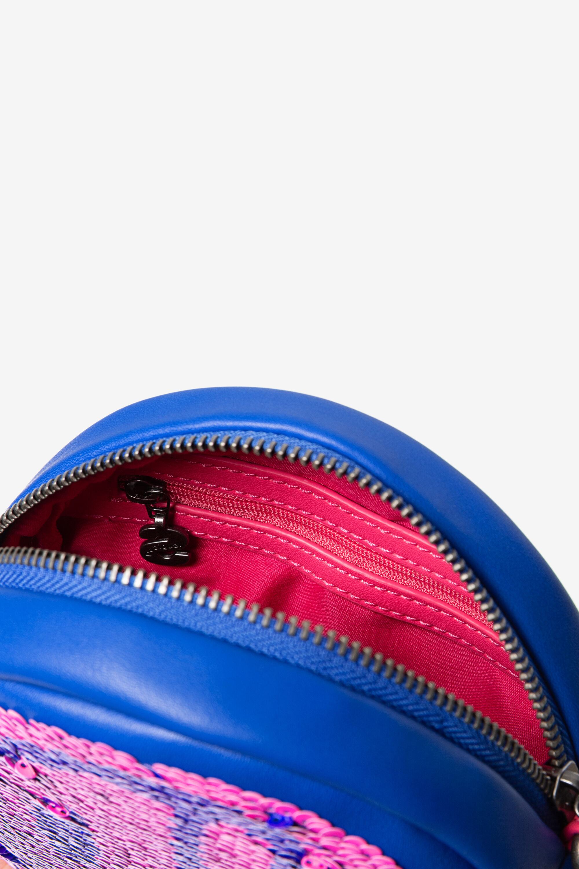 Sac rond paillettes r versibles