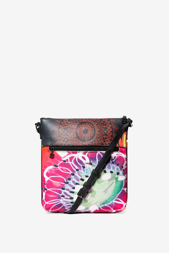 Floral Messenger Bag Poppy flower | Desigual