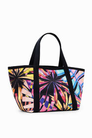 Bolso shopper grande tropical | Desigual